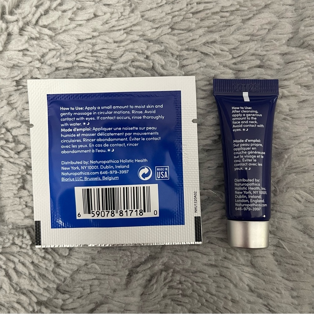 ‼️FREE‼️NEW‼️Naturopathica WRINKLE REMEDY WATER CREAM & CLEANSING FACIAL POLISH - Picture 9 of 12